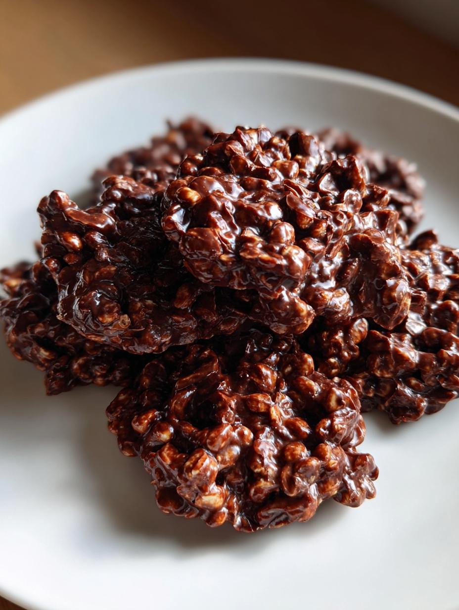 Shocking 3-Ingredient No-Bake Chocolate Clusters recipe 6 3‑Ingredient No‑Bake Chocolate Clusters - detail 2