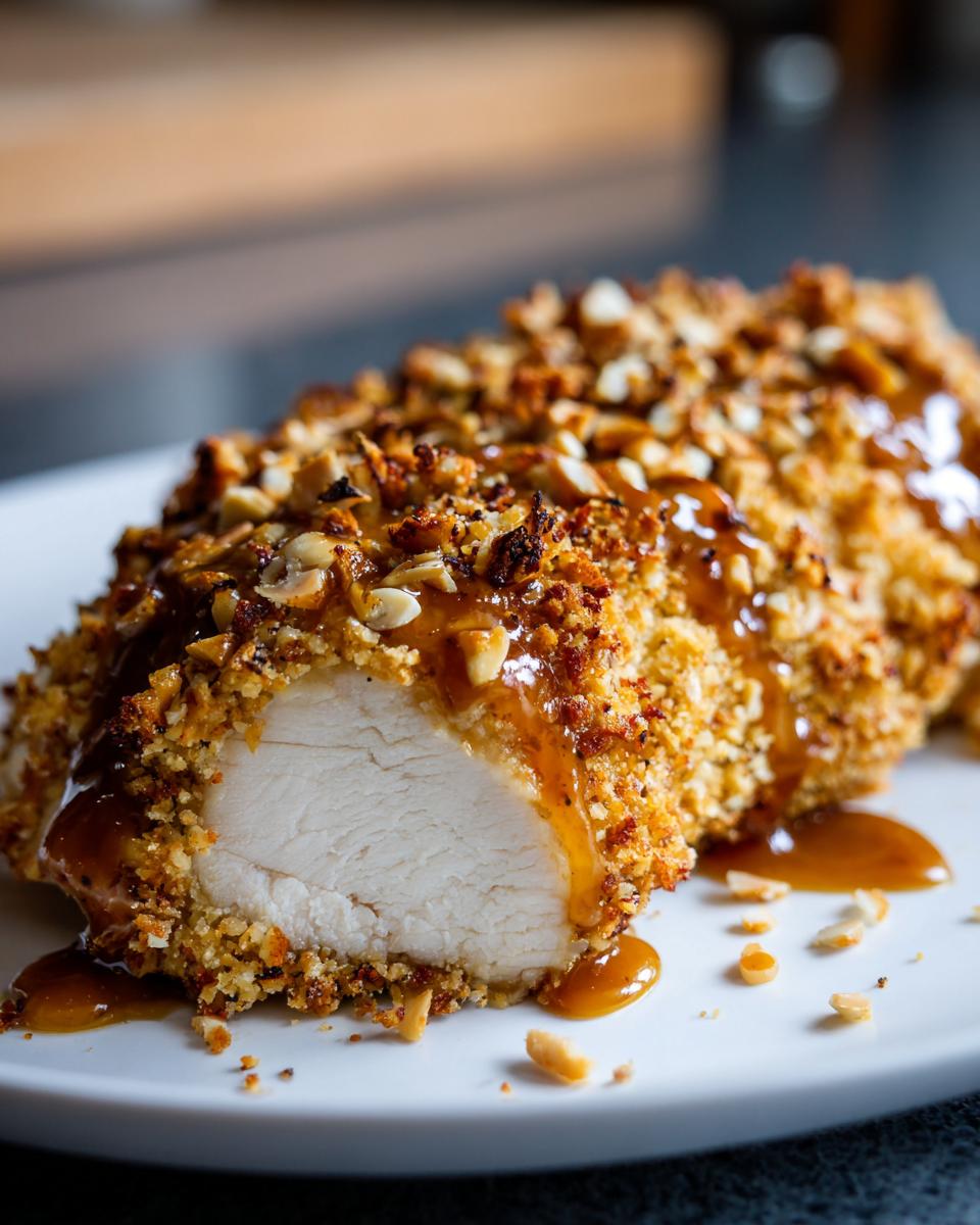 Amazing 4 Ingredient Almond-Crusted Chicken 5 Almond-Crusted Chicken with Honey Dijon Glaze - detail 1