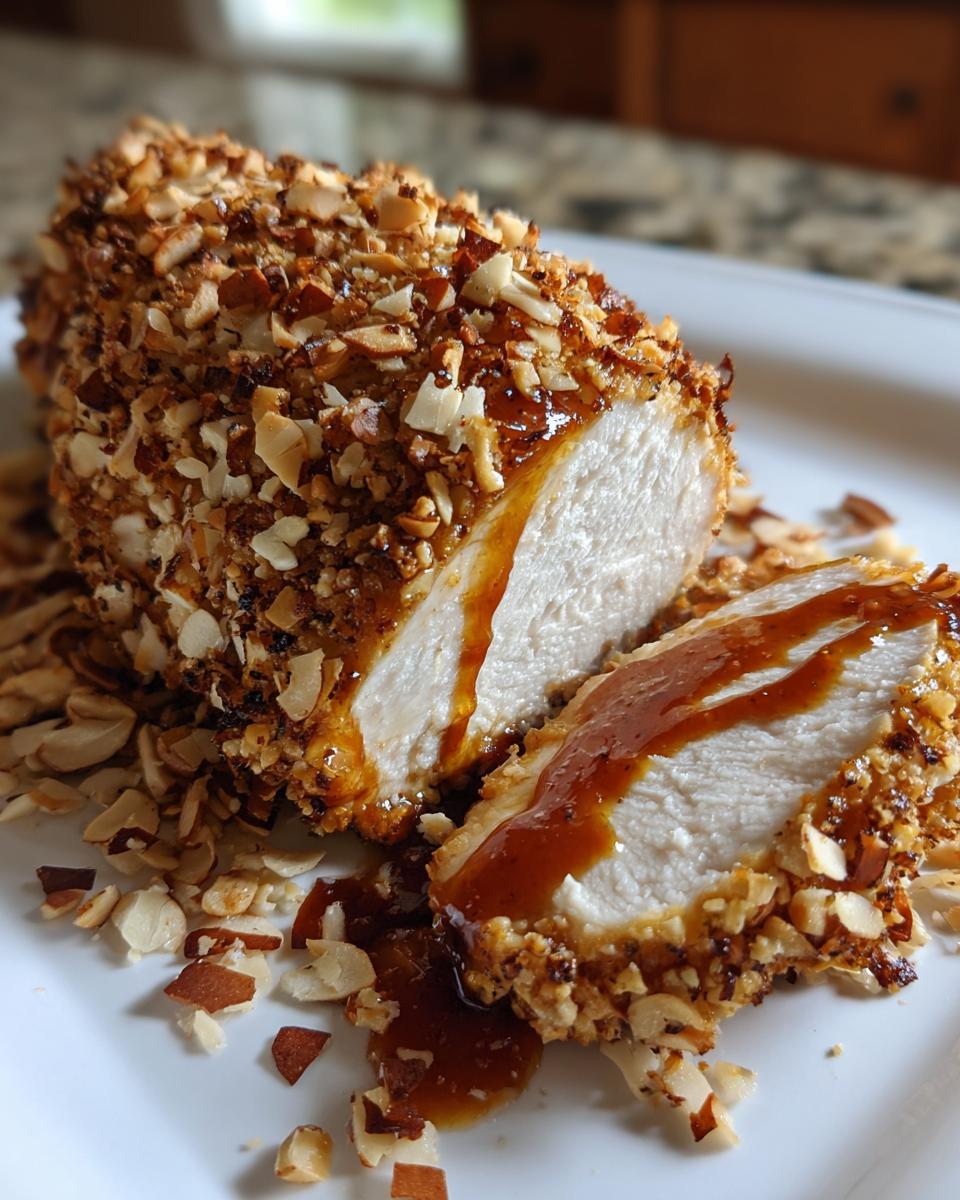 Amazing 4 Ingredient Almond-Crusted Chicken 6 Almond-Crusted Chicken with Honey Dijon Glaze - detail 2