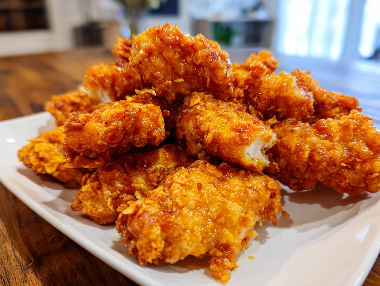 Amazing 40 Minute Baked Crunchy Hot Honey Chicken 4 Baked Crunchy Hot Honey Chicken