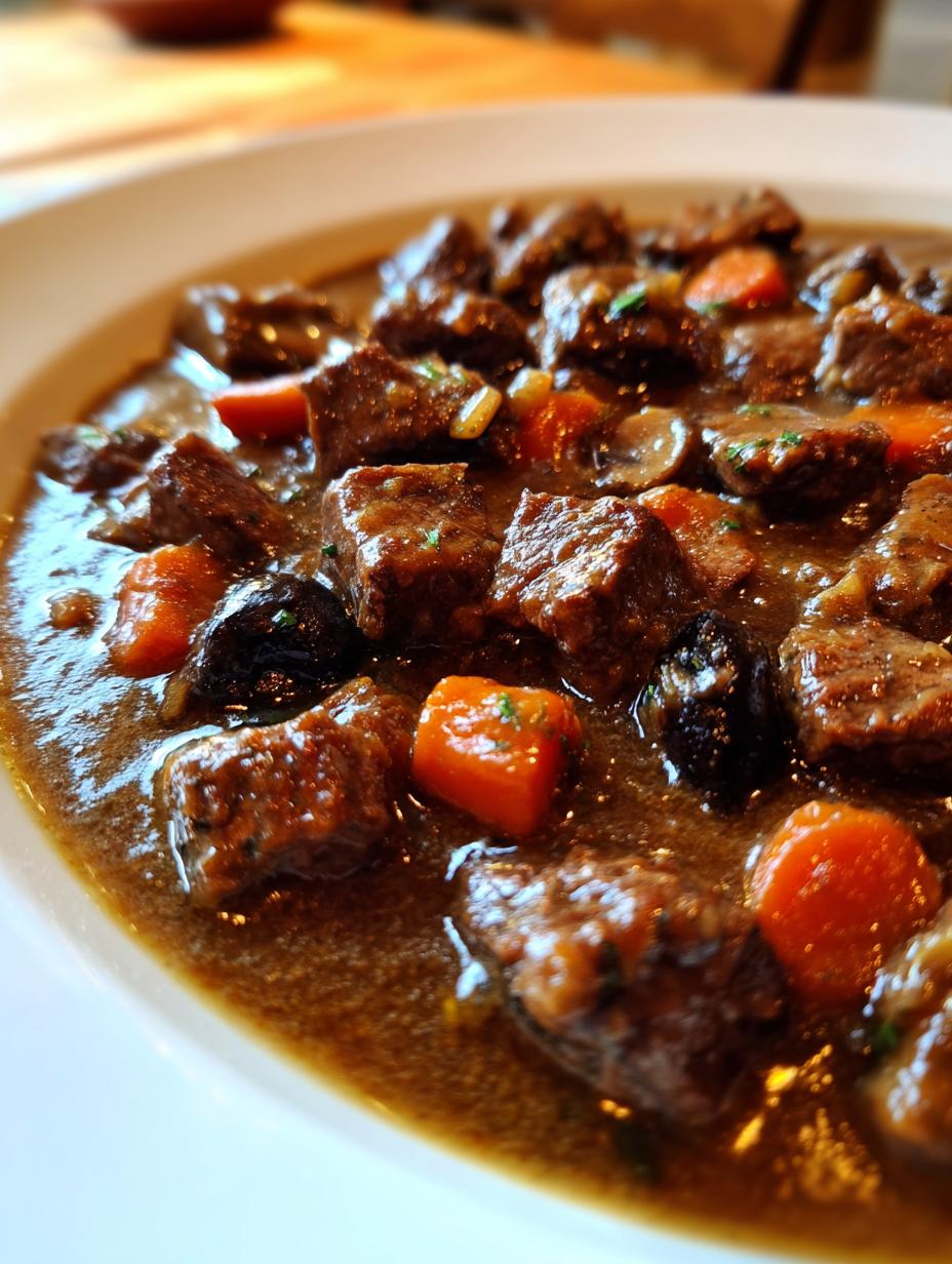 Amazing Beef and Mushroom Stew in 8 hours 4 Beef and Mushroom Stew