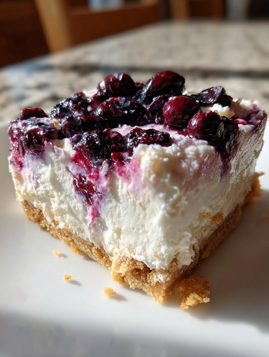 Blueberry Cream Cheese Bars: 9 Amazing Slices 6 Blueberry Cream Cheese Bars - detail 2