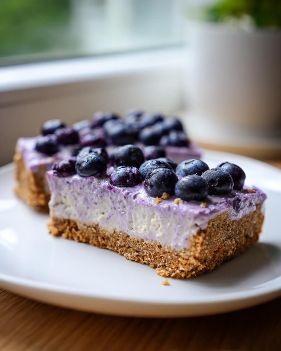 Amazing 3-Ingredient Blueberry Yogurt Bars Joy 5 Blueberry Yogurt Bars - detail 1