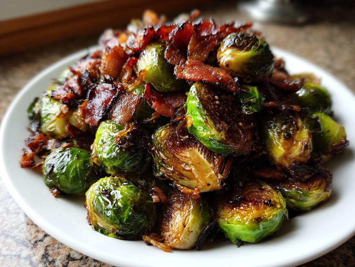 Amazing 25-Min Brussels Sprouts with Bacon 4 Brussels Sprouts with Bacon
