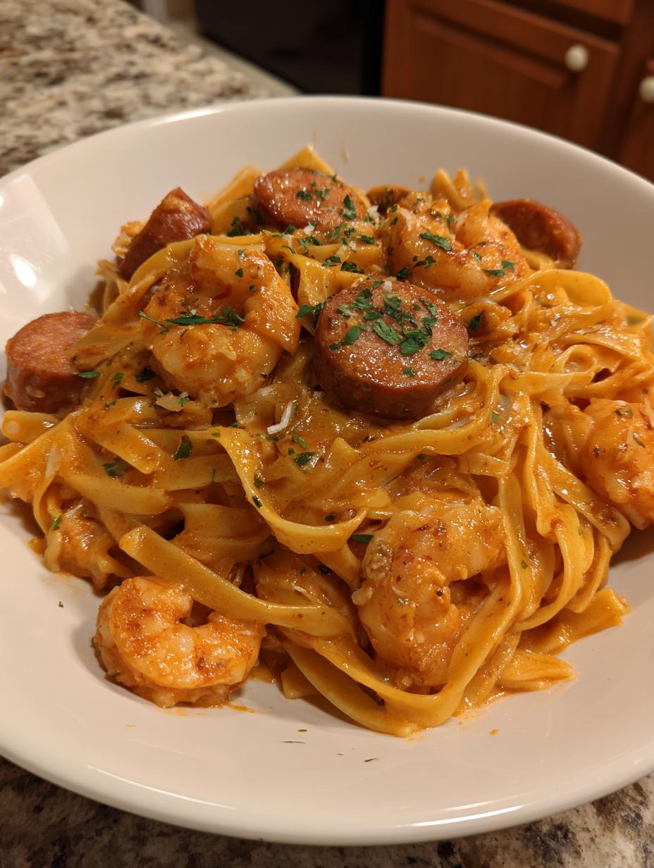 Stunning 40-Minute Cajun Shrimp and Sausage Pasta 5 Cajun Shrimp and Sausage Pasta - detail 1