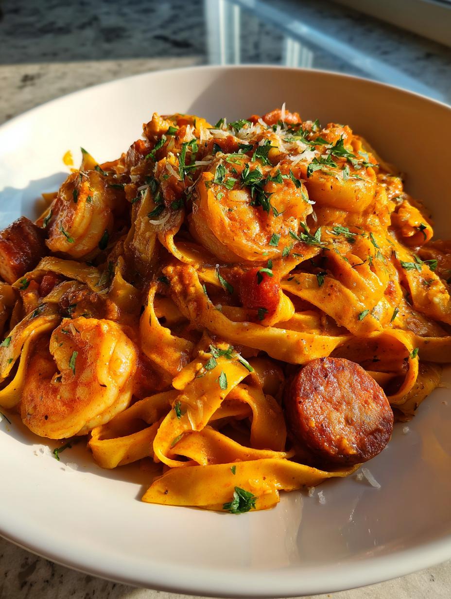 Stunning 40-Minute Cajun Shrimp and Sausage Pasta 6 Cajun Shrimp and Sausage Pasta - detail 2