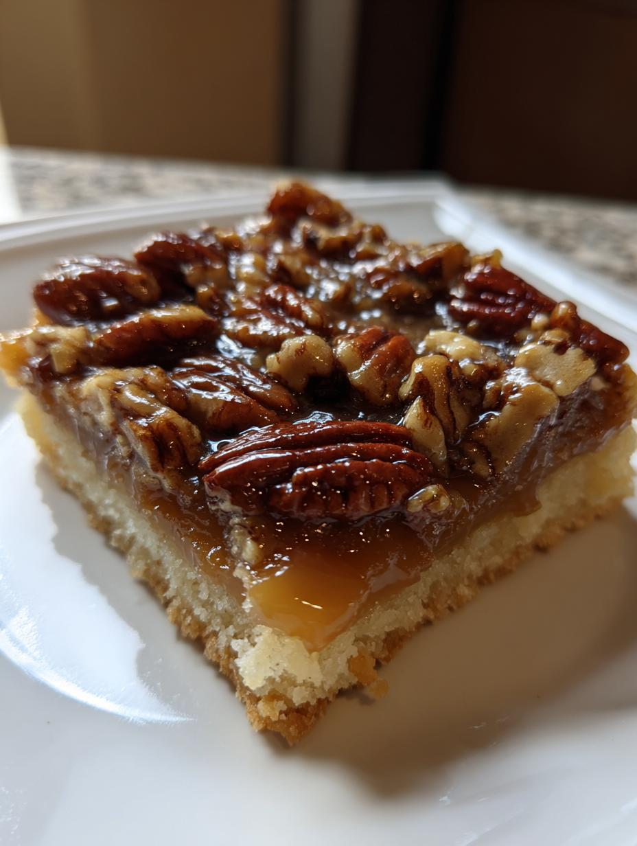 Divine 3-Step Caramel Pecan Bars Joy 6 Caramel Pecan Bars - detail 2