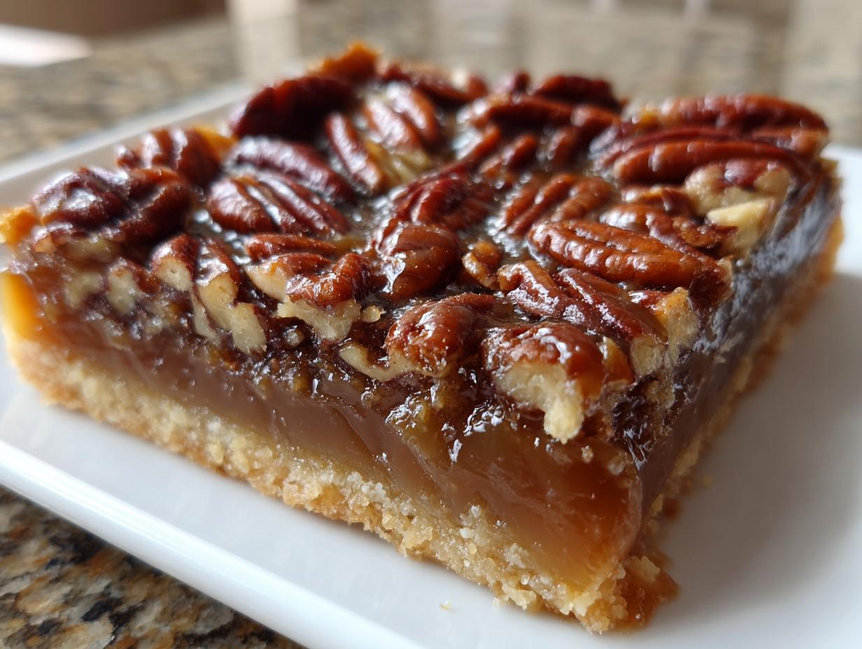Divine 3-Step Caramel Pecan Bars Joy 4 Caramel Pecan Bars