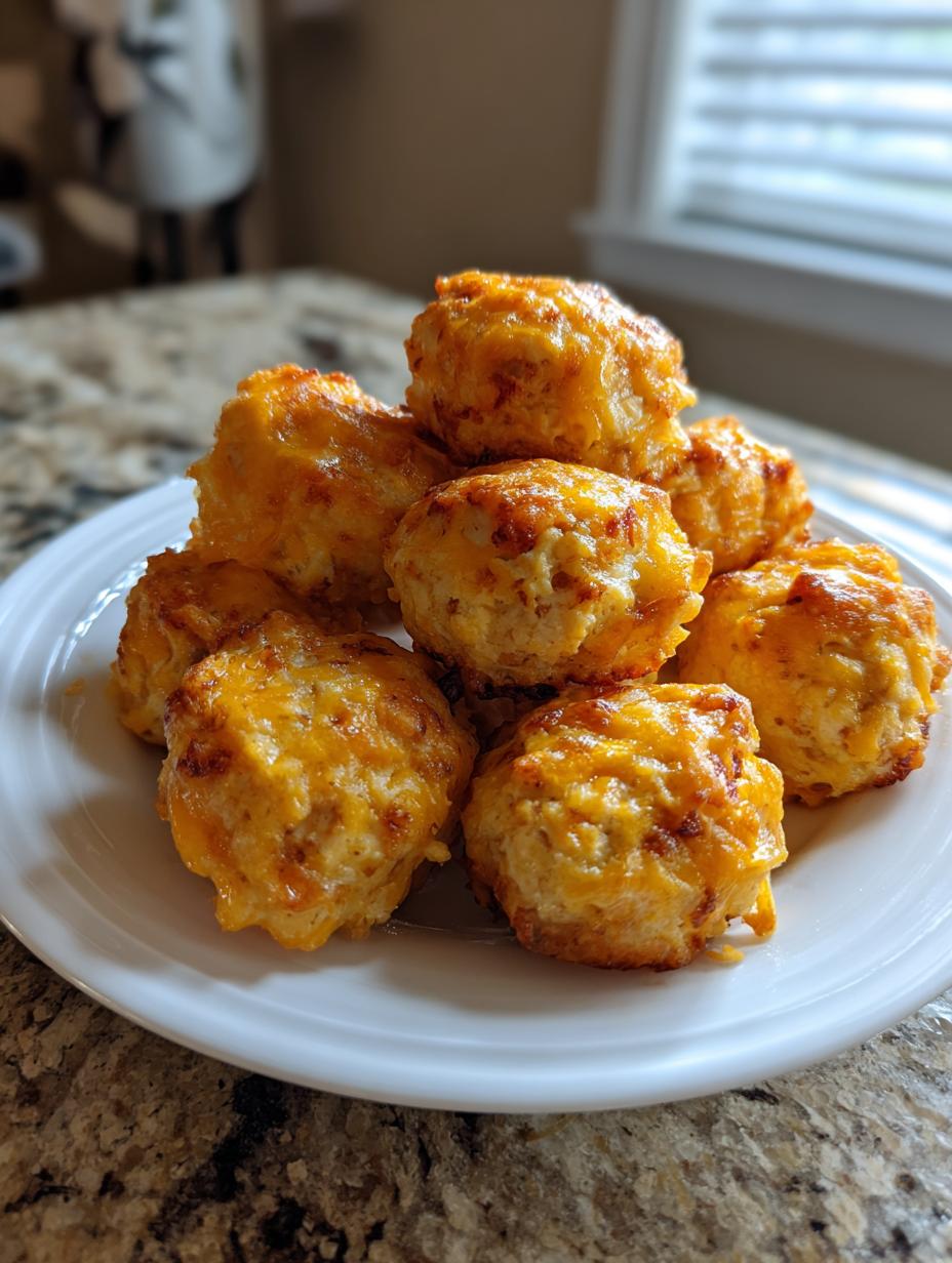 Amazing 4-Ingredient Cheddar Bay Sausage Balls 5 Cheddar Bay Sausage Balls - detail 1