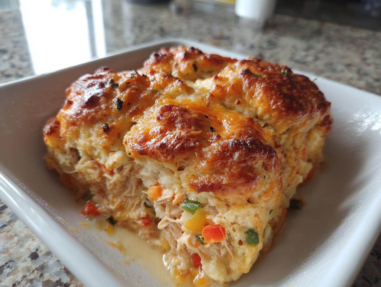 Stunning Chicken Cobbler Casserole in 15 Mins 4 Chicken Cobbler Casserole