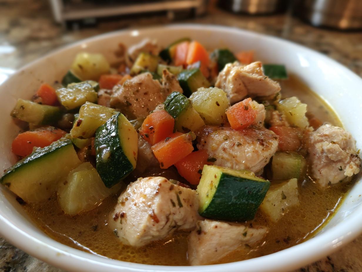 Amazing 7-Hour Chicken and Zucchini Stew 4 Chicken and Zucchini Stew