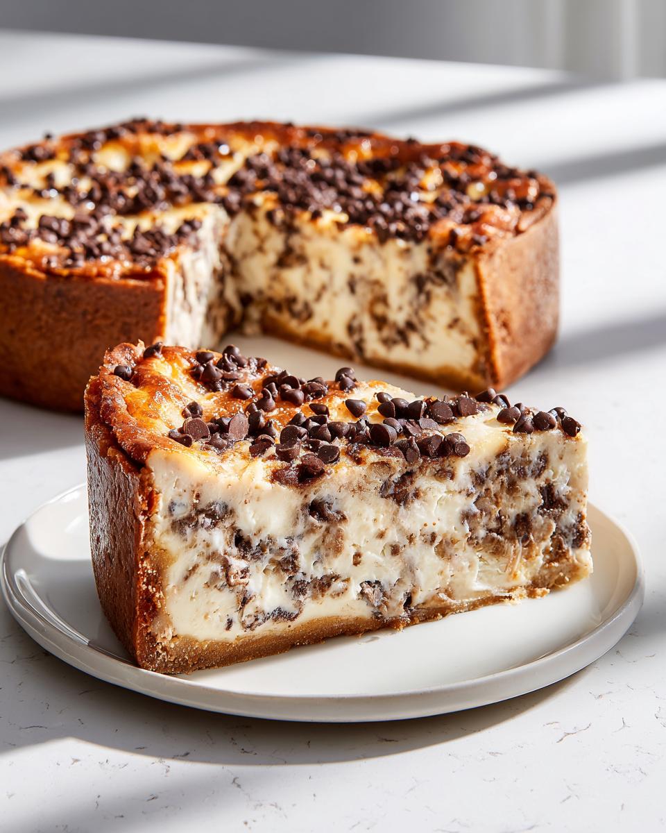 Amazing 3-step Chocolate Chip Cannoli Pie 6 Chocolate Chip Cannoli Pie - detail 1