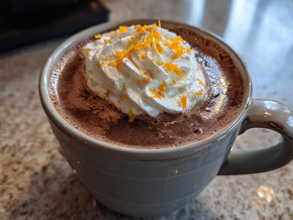 Divine Chocolate Orange Latte in 8 Mins 4 Chocolate Orange Latte