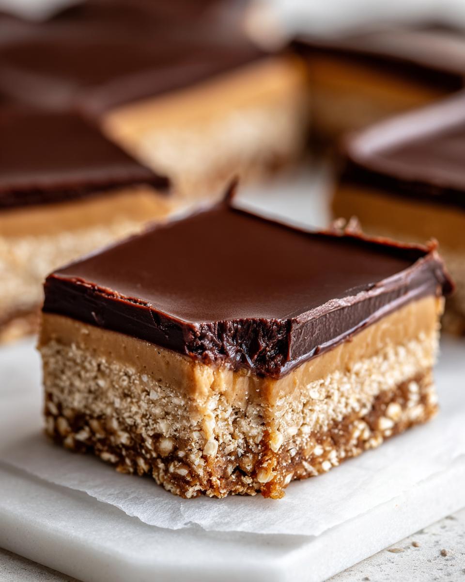 Divine 3-Layer Chocolate Tahini Bars Magic 6 Chocolate Tahini Bars - detail 2