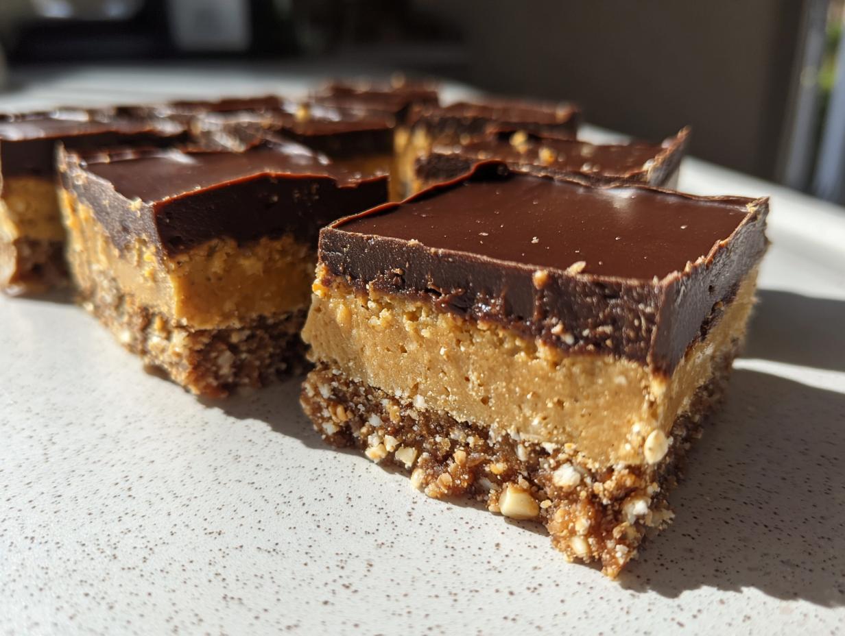 Divine 3-Layer Chocolate Tahini Bars Magic 4 Chocolate Tahini Bars