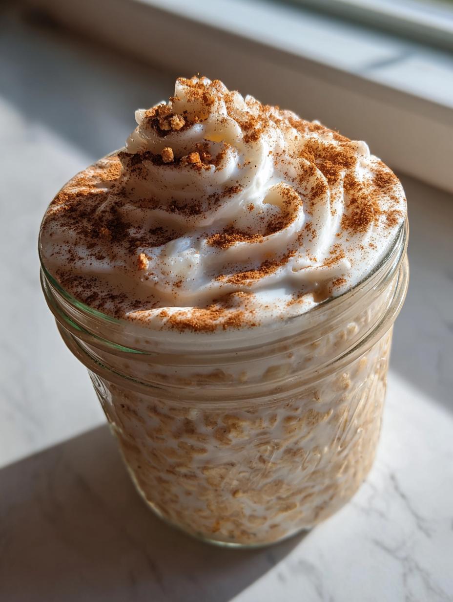 5 Min Cinnamon Roll Overnight Oats Joy 5 Cinnamon Roll Overnight Oats - detail 1