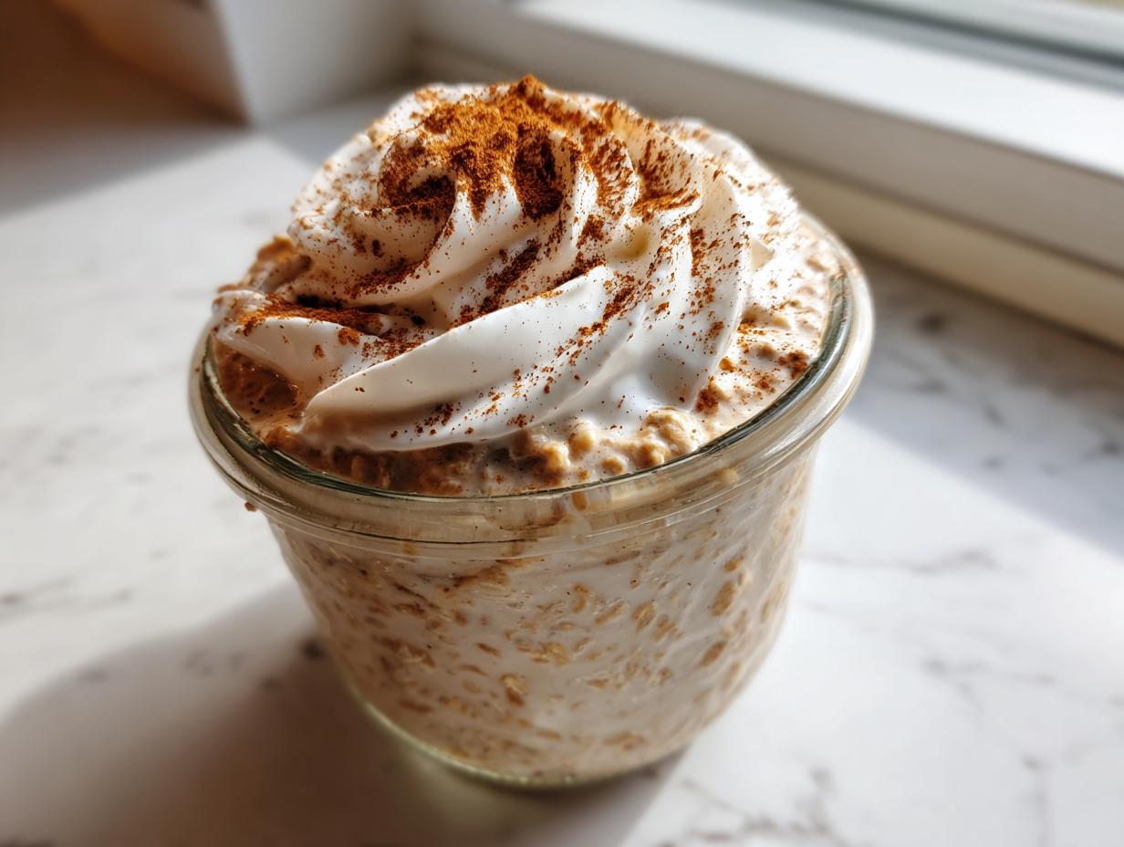 5 Min Cinnamon Roll Overnight Oats Joy 4 Cinnamon Roll Overnight Oats