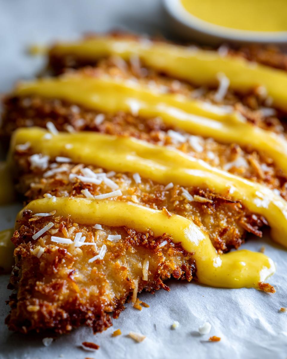 30 Min Coconut-Crusted Chicken Glory 7 Coconut-Crusted Chicken with Mango Sauce - detail 2
