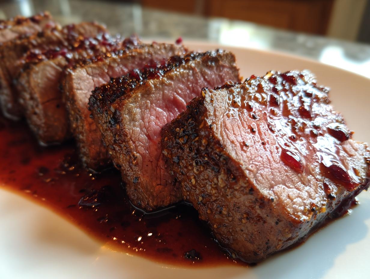 Amazing Cranberry Glazed Beef Tenderloin 1 5 Cranberry Glazed Beef Tenderloin2026