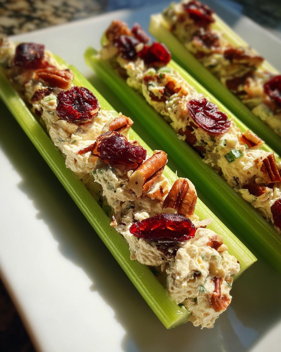 Amazing 15-Minute Cranberry Pecan Cream Cheese Stuffed Celery 5 Cranberry Pecan Cream Cheese Stuffed Celery - detail 1
