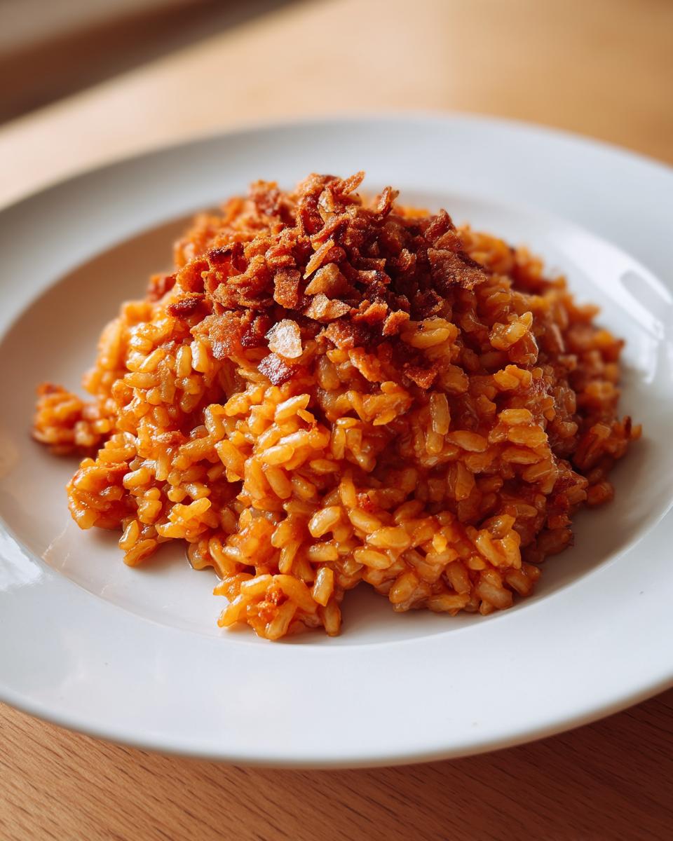 Amazing ๐
Creamy Tomato Risotto 40 min 5 ๐
Creamy Tomato Risotto with Crispy Garlic Crumbs - detail 1