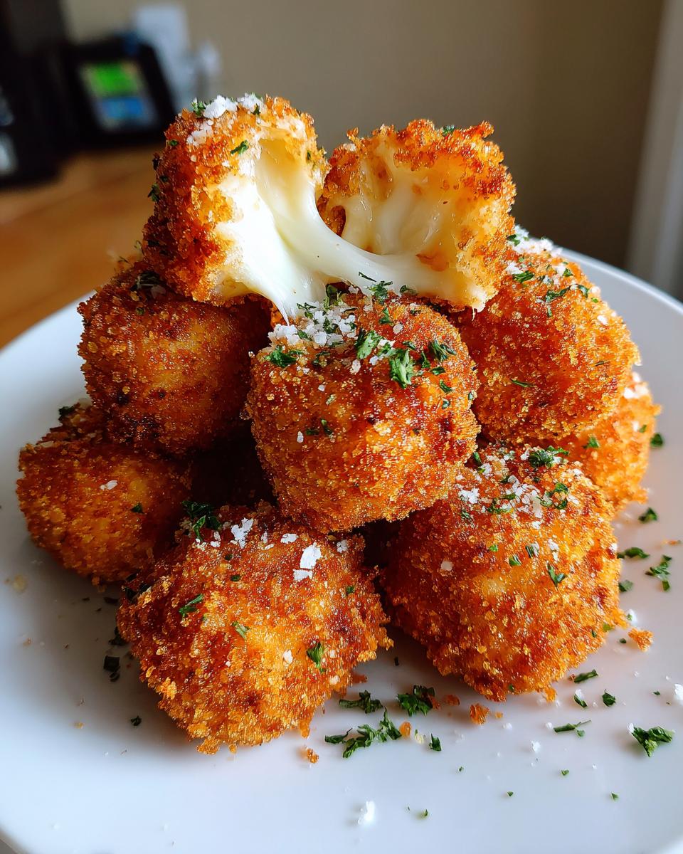 Amazing 19 Crispy Fried Mozzarella Balls 5 Crispy Fried Mozzarella Balls - detail 1