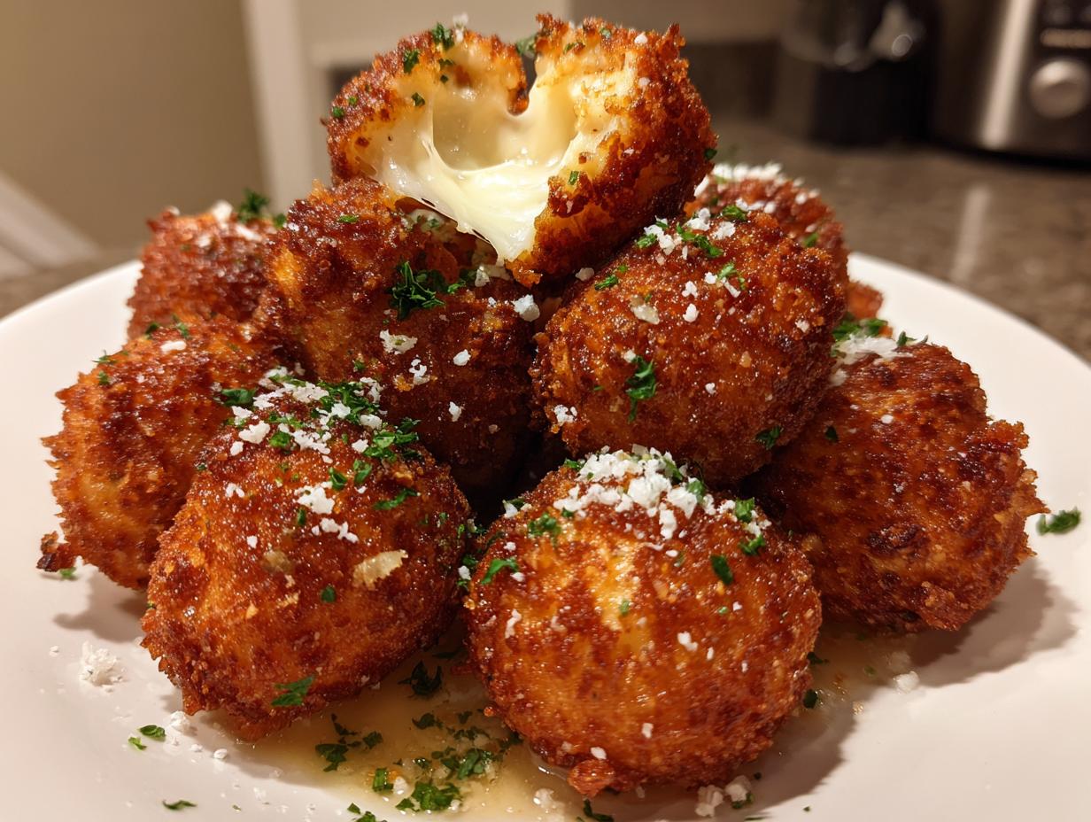 Amazing 19 Crispy Fried Mozzarella Balls 4 Crispy Fried Mozzarella Balls