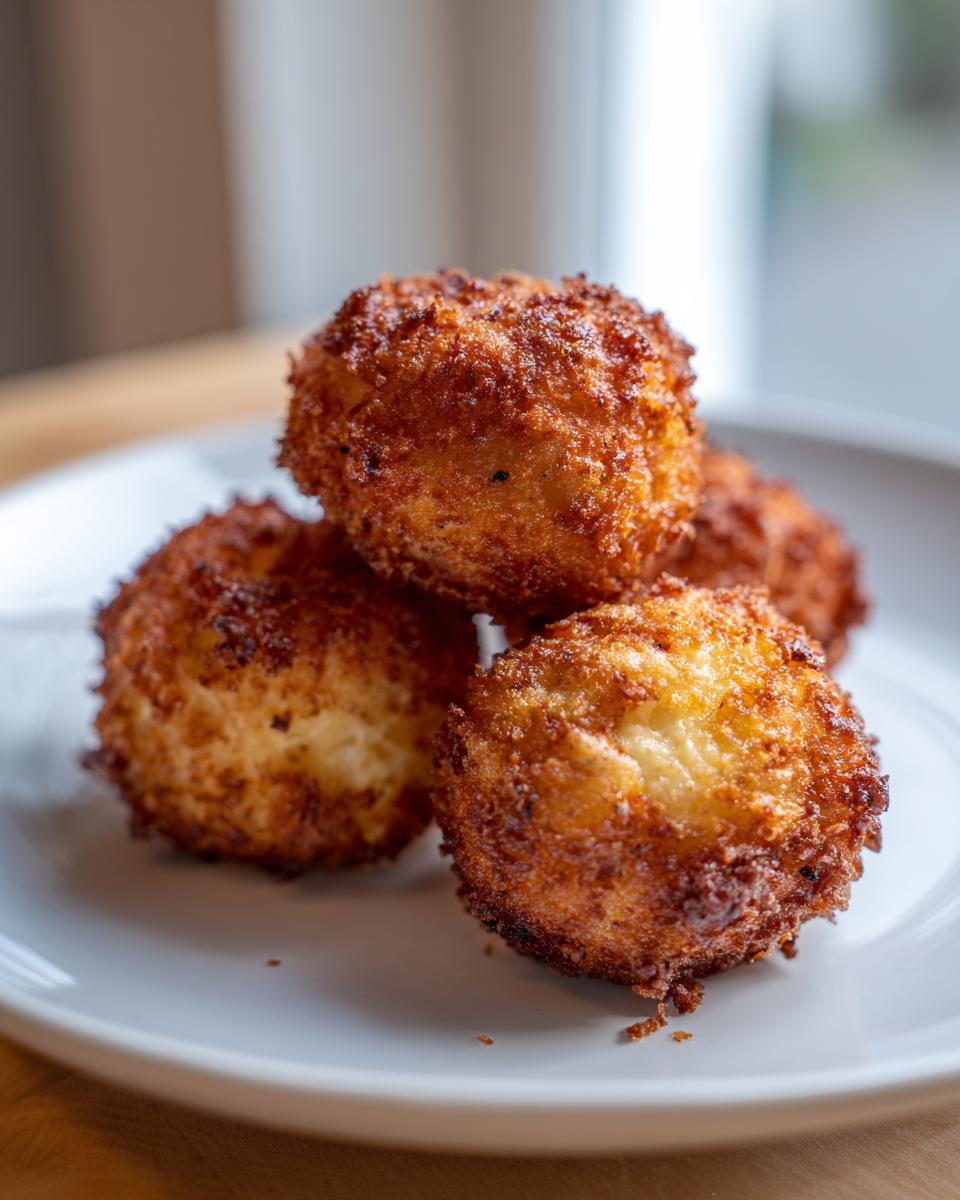 Amazing 3 Crispy Fried Mushroom Cheese Balls 5 Crispy Fried Mushroom Cheese Balls - detail 1