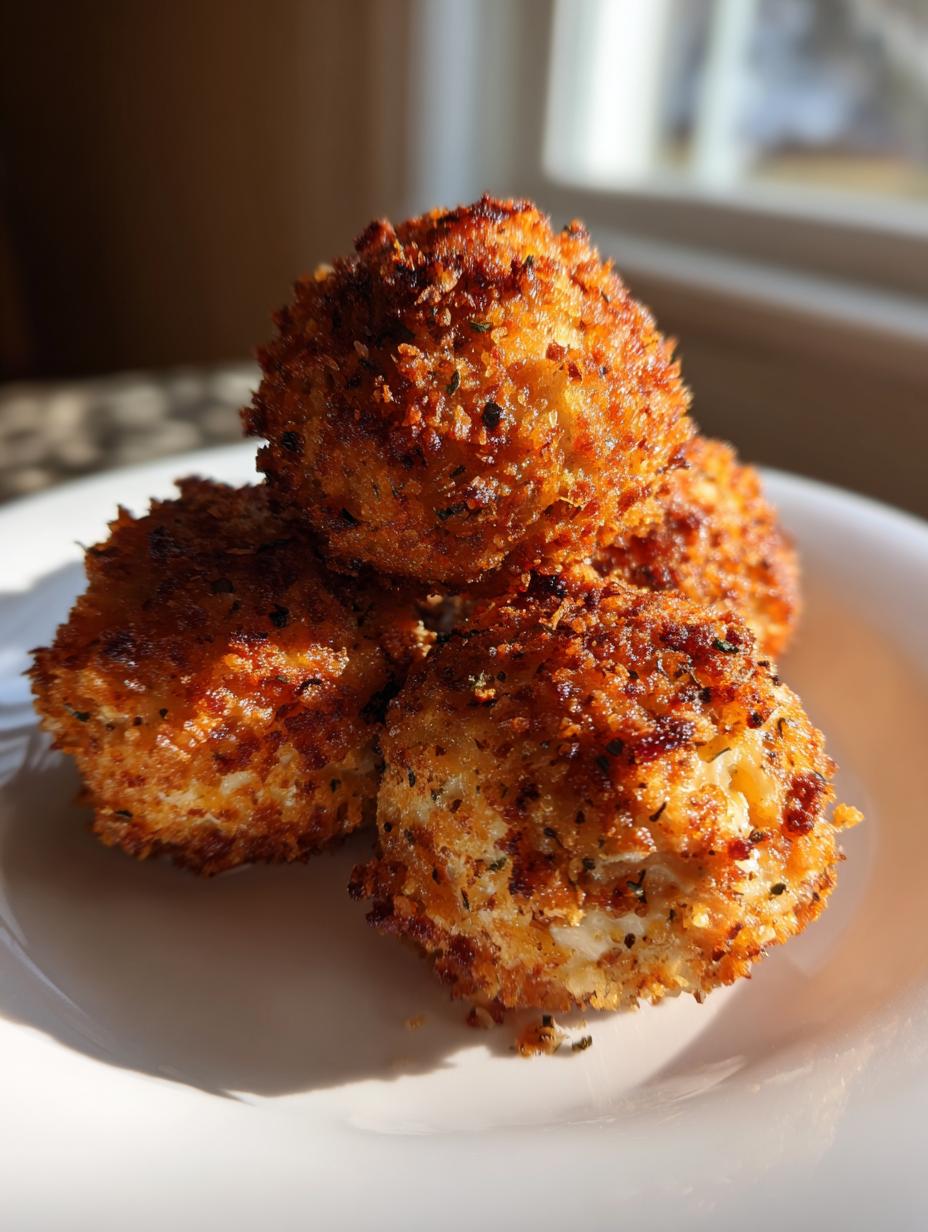 Amazing 3 Crispy Fried Mushroom Cheese Balls 6 Crispy Fried Mushroom Cheese Balls - detail 2