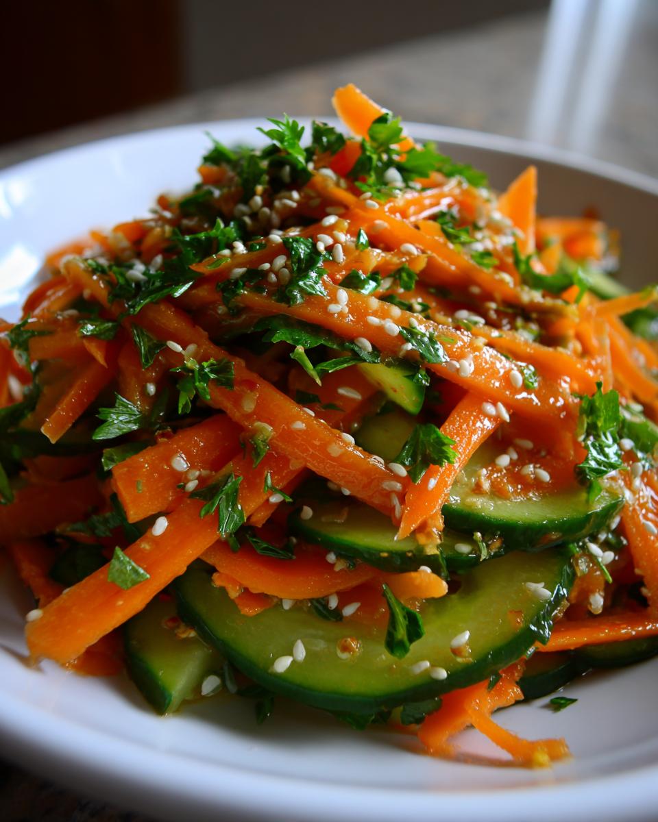 Amazing 10-min Cucumber Carrot Salad flavor 7 Cucumber Carrot Salad - detail 2