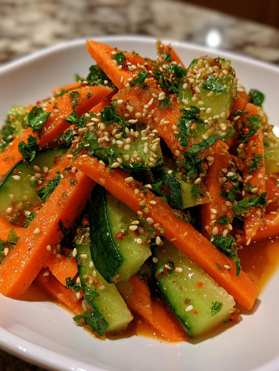 Amazing 10-min Cucumber Carrot Salad flavor 8 Cucumber Carrot Salad - detail 3