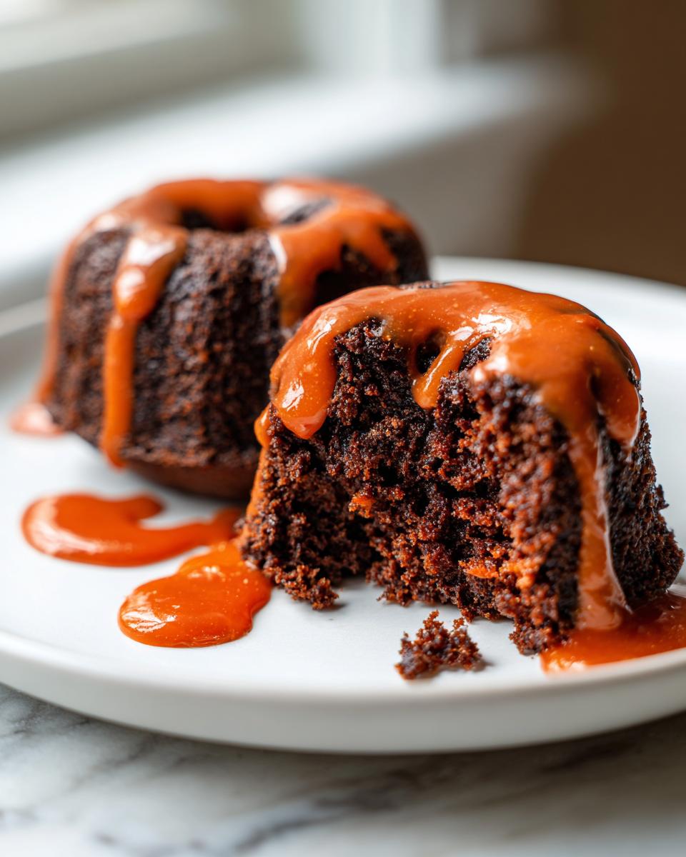 Amazing 26-Minute Dark Chocolate Donuts 5 Dark Chocolate Donuts with Blood Orange Glaze - detail 1
