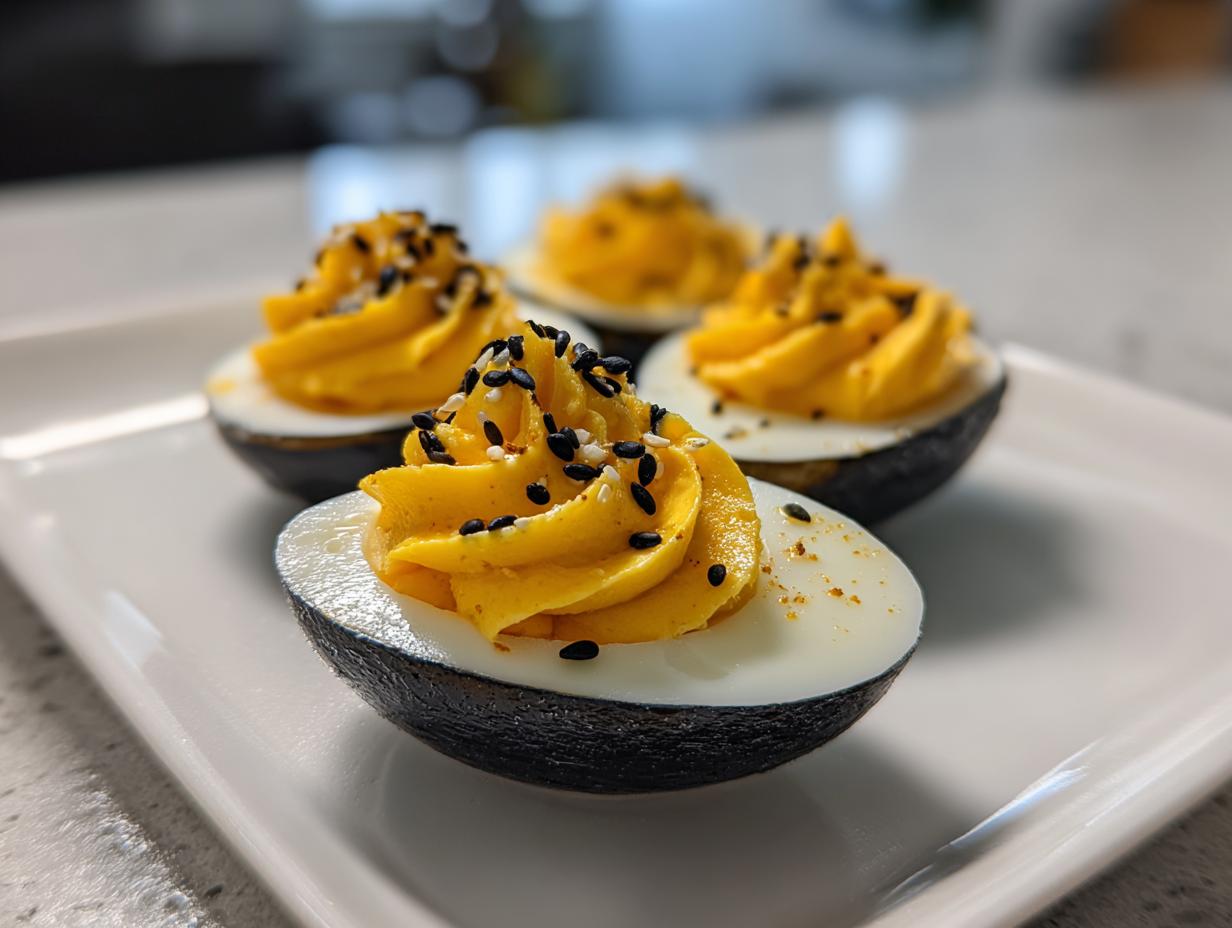 Stunning Deviled Eggs amaze 12 guests 4 Deviled Eggs