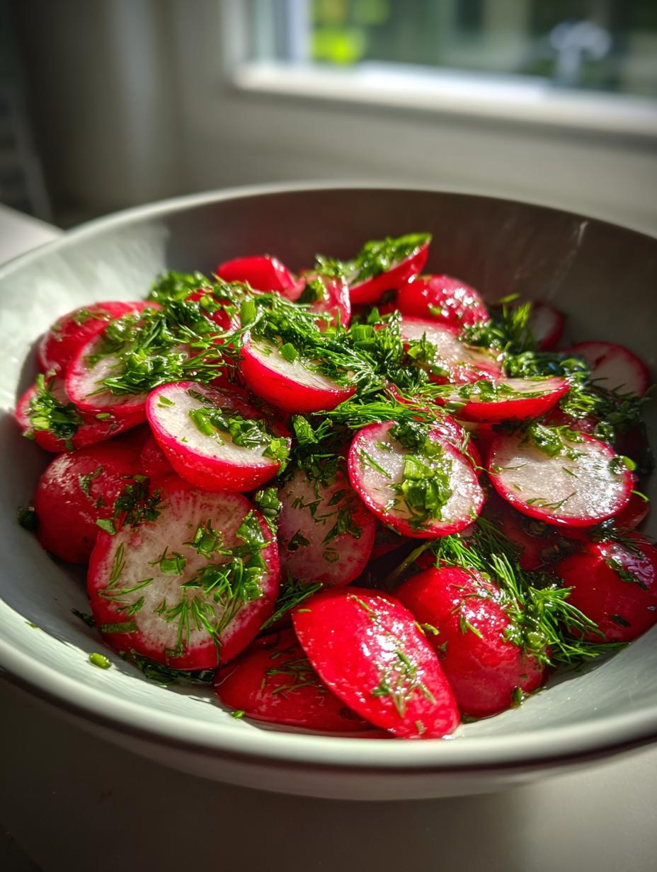 Fresh Radish Salad in 10 Shocking Minutes 7 Fresh Radish Salad - detail 2