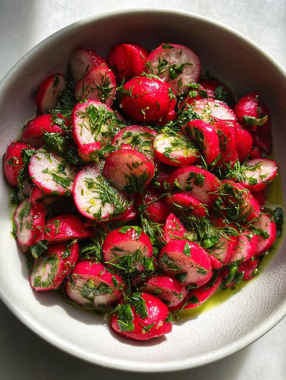 Fresh Radish Salad in 10 Shocking Minutes 8 Fresh Radish Salad - detail 3