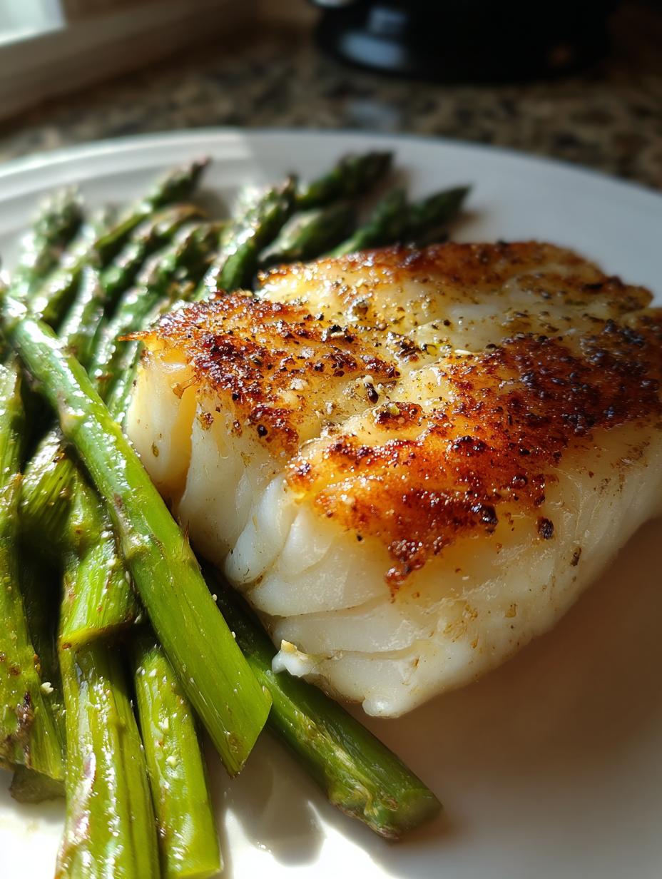 Shocking 7-Minute Garlic Butter Cod 8 Garlic Butter Cod with Lemon Asparagus - detail 3