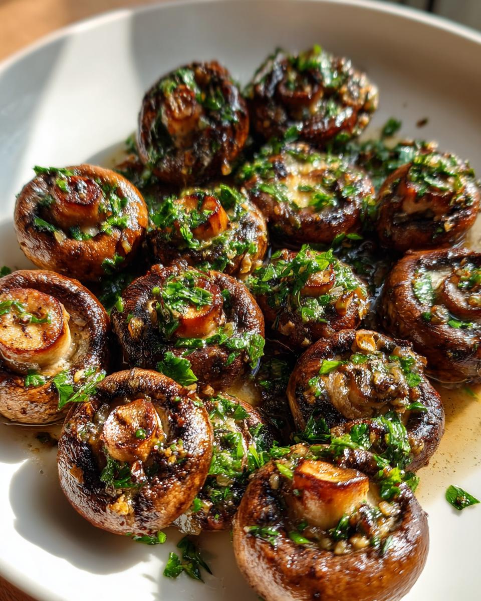 Amazing 4-Step Garlic Butter Mushrooms 6 Garlic Butter Mushrooms - detail 1