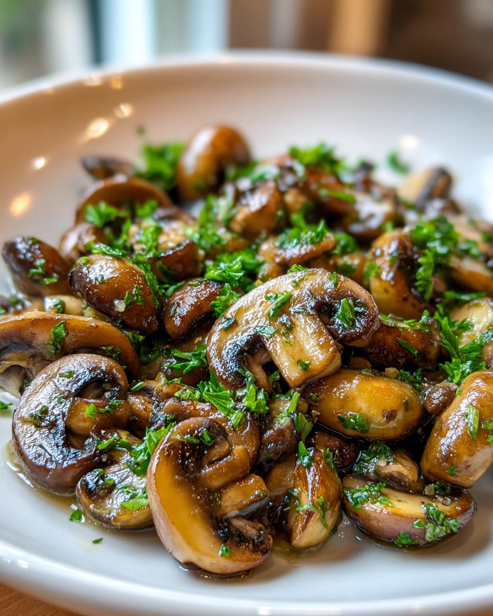 Amazing 6-Step Garlic Butter Mushrooms 6 Garlic Butter Mushrooms - detail 2