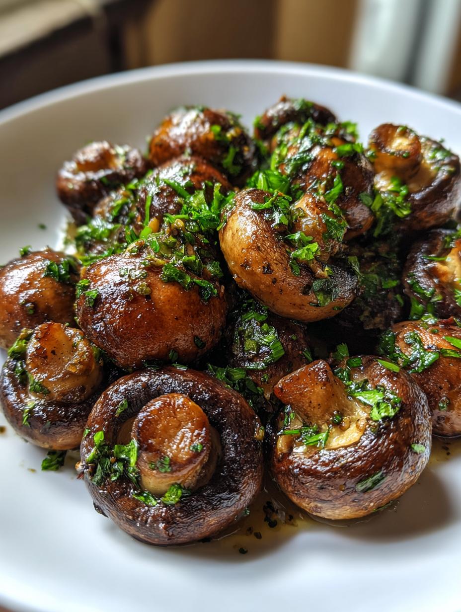 Amazing 4-Step Garlic Butter Mushrooms 8 Garlic Butter Mushrooms - detail 3