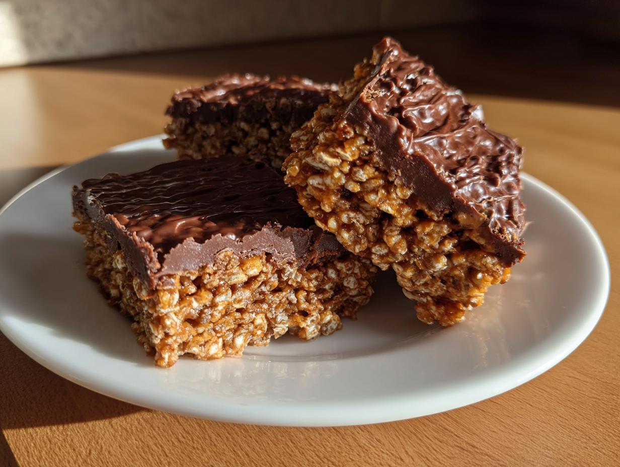 Amazing 4-Ingredient Healthy Chocolate & Peanut Butter Quinoa Squares 4 Healthy Chocolate & Peanut Butter Quinoa Squares