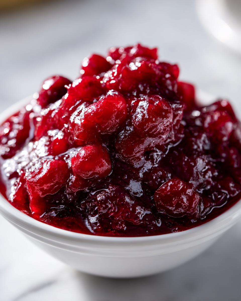 Homemade Cranberry Sauce: 1 Flawless Recipe 5 Homemade Cranberry Sauce - detail 1
