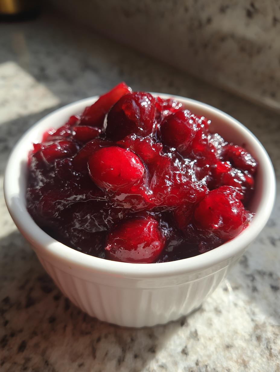 Amazing 15-Minute Homemade Cranberry Sauce 8 Homemade Cranberry Sauce - detail 3