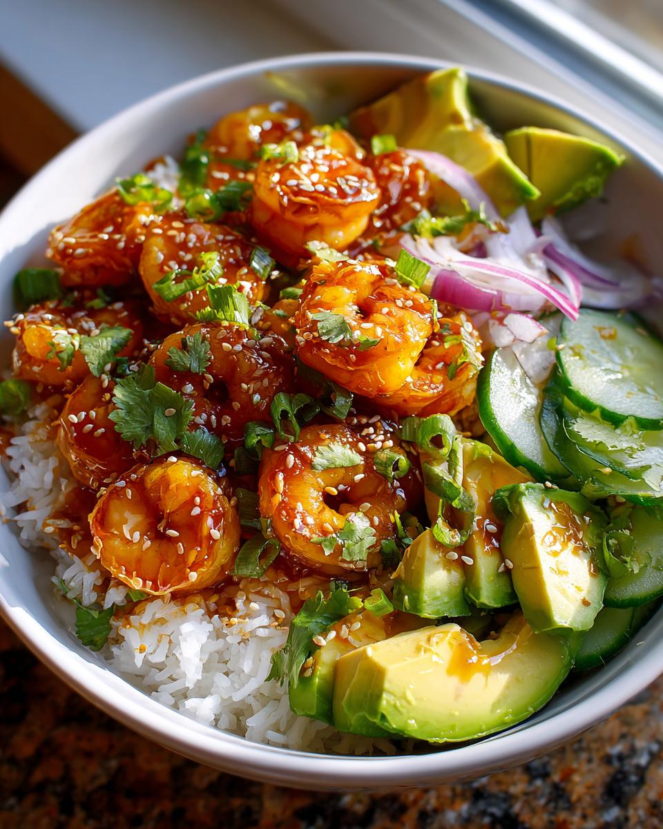 Amazing 20-Min Honey Garlic Prawn Rice Bowls 6 Honey Garlic Prawn Rice Bowls - detail 2