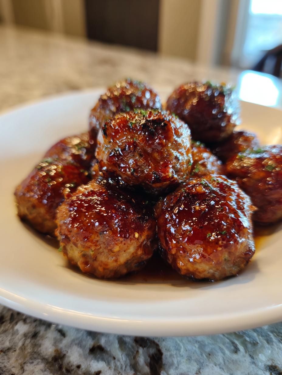 Shocking 3 Ingredient Hot Honey Meatballs 6 . Hot Honey Meatballs - detail 2