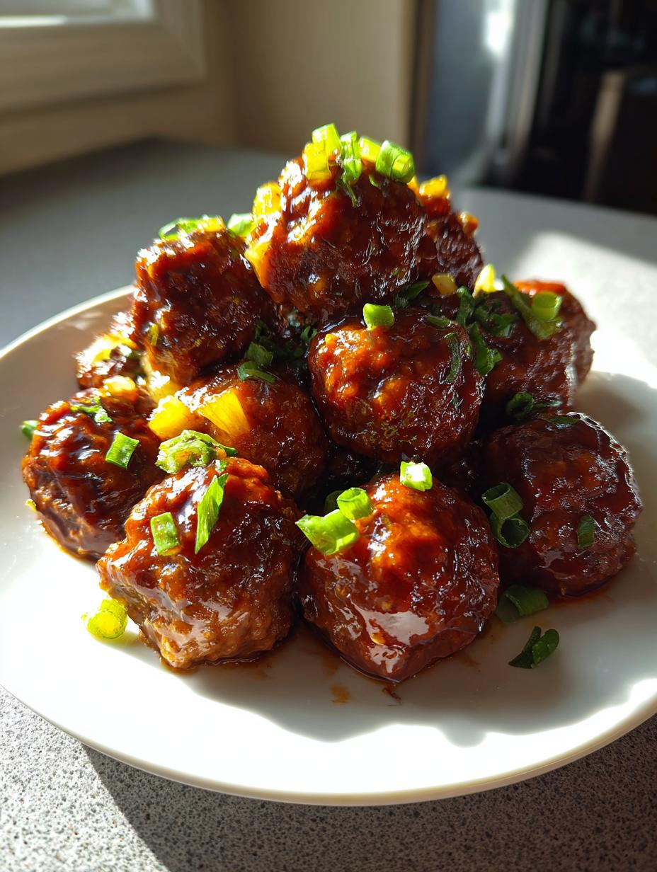 Amazing 5-Min Instant Pot BBQ Pineapple Meatballs 5 Instant Pot BBQ Pineapple Meatballs - detail 1