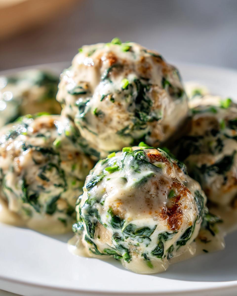 Guaranteed 1 amazing Instant Pot Creamy Spinach Chicken Meatballs 6 Instant Pot Creamy Spinach Chicken Meatballs - detail 2
