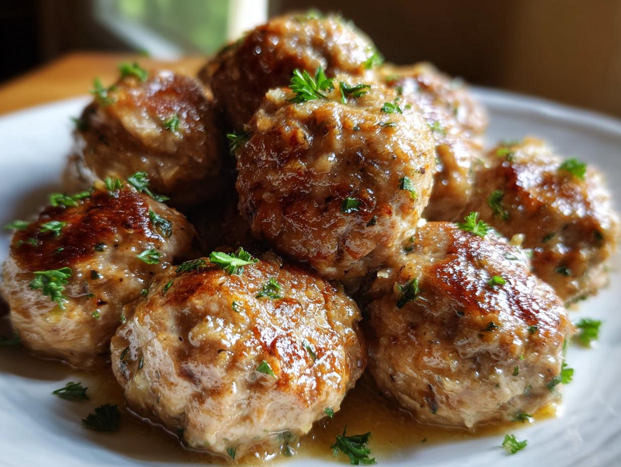 Superb Instant Pot Mushroom Garlic Chicken Meatballs 4 Instant Pot Mushroom Garlic Chicken Meatballs