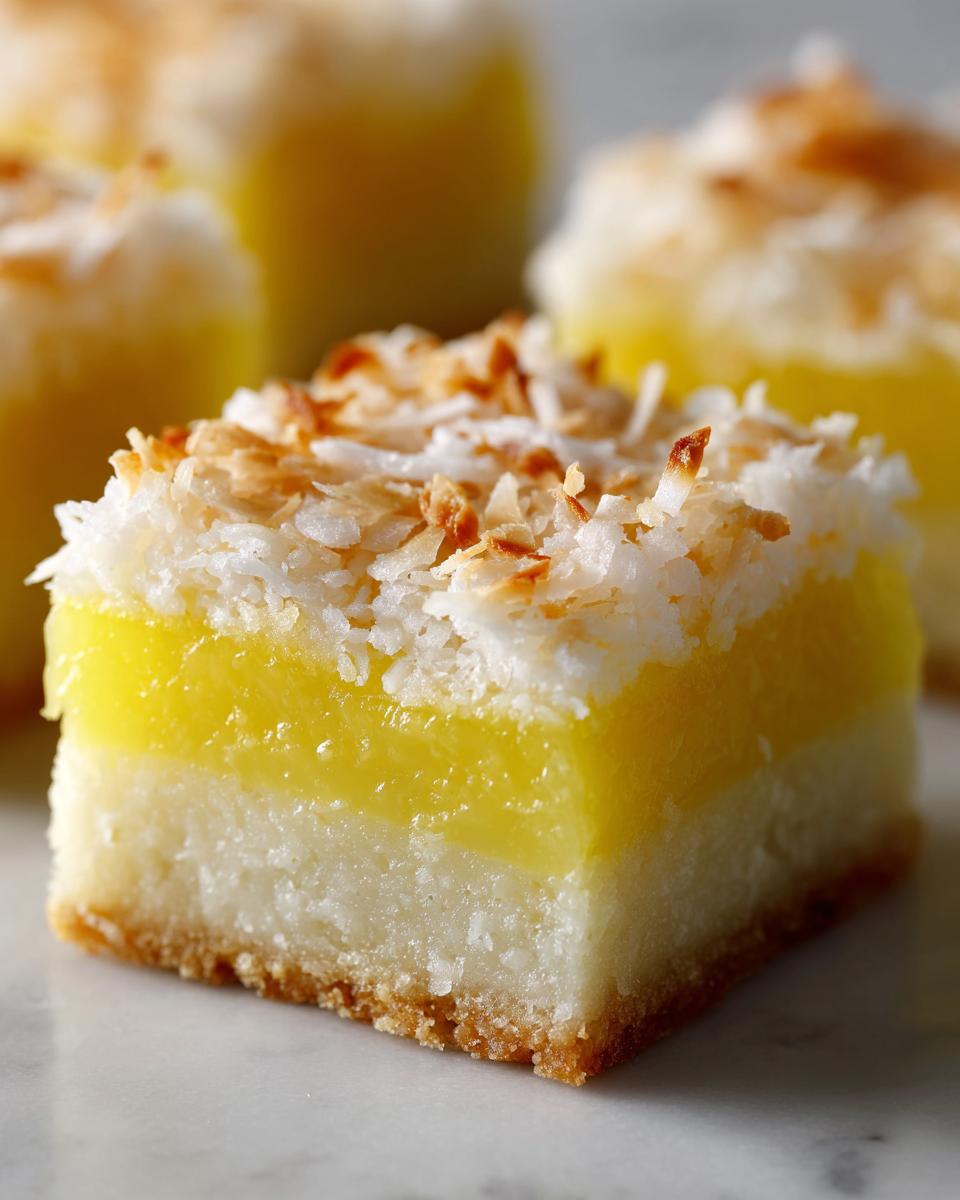9 Amazing Lemon Coconut Bars Wonders 5 Lemon Coconut Bars - detail 1