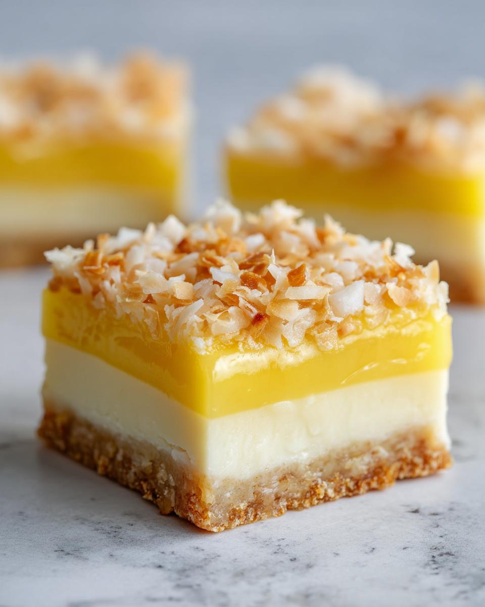 9 Amazing Lemon Coconut Bars Wonders 6 Lemon Coconut Bars - detail 2