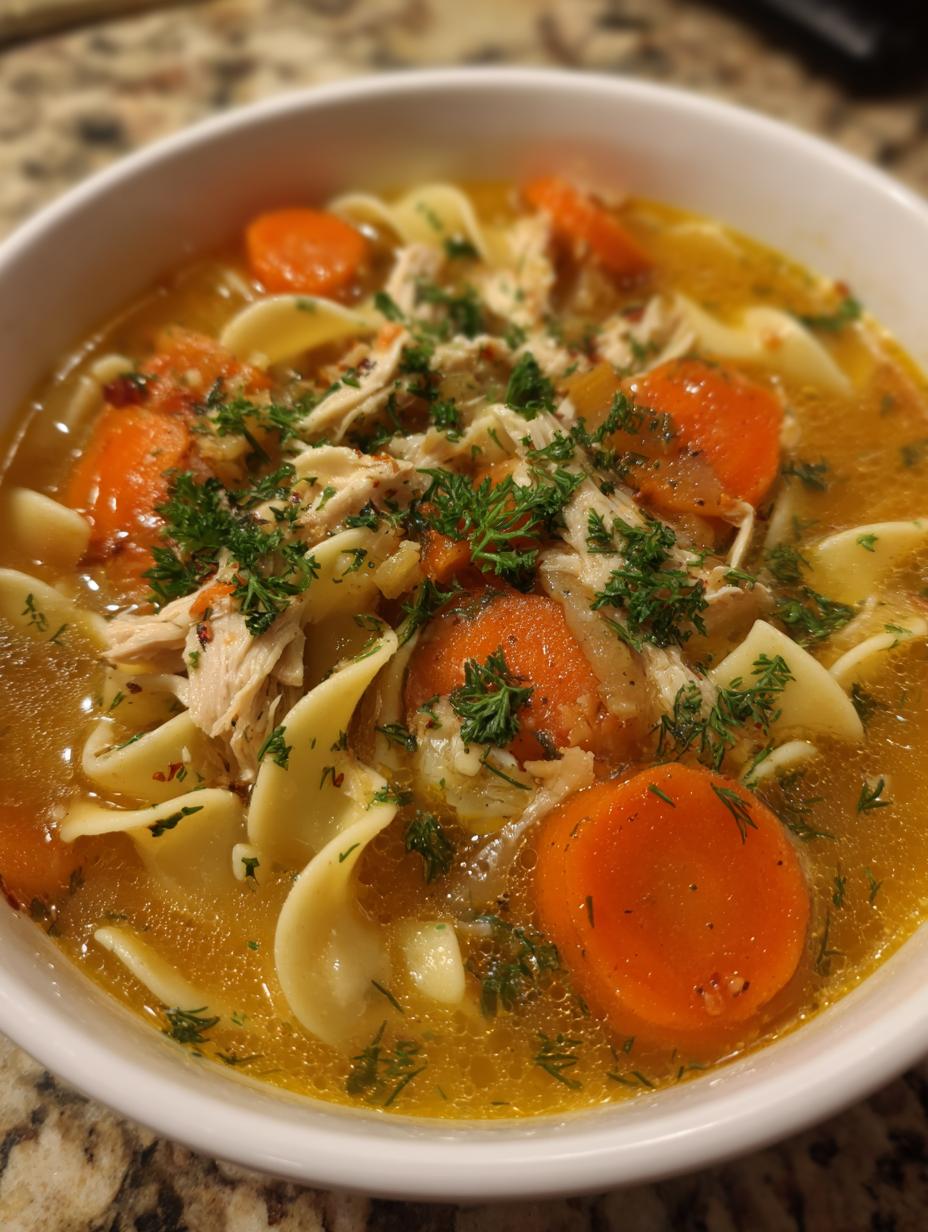 Amazing 8-Minute Lemon Ginger Chicken Noodle Soup 8 Lemon Ginger Chicken Noodle Soup - detail 3